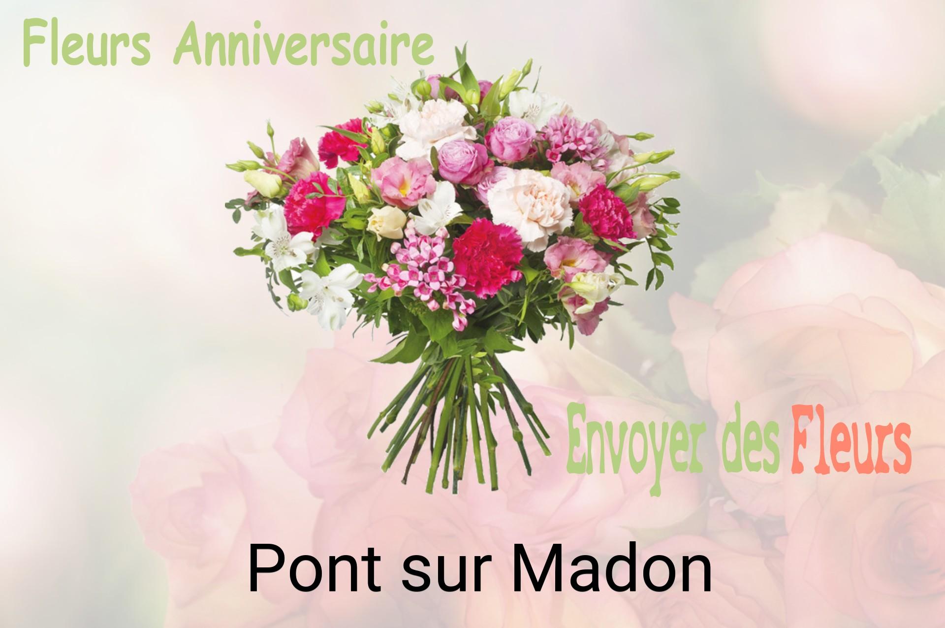 Bouquet de fleurs d’anniversaire livré à Pont-sur-Madon
